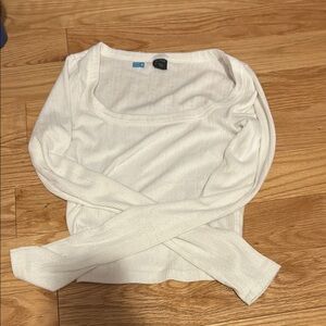 White Long Sleeve Top